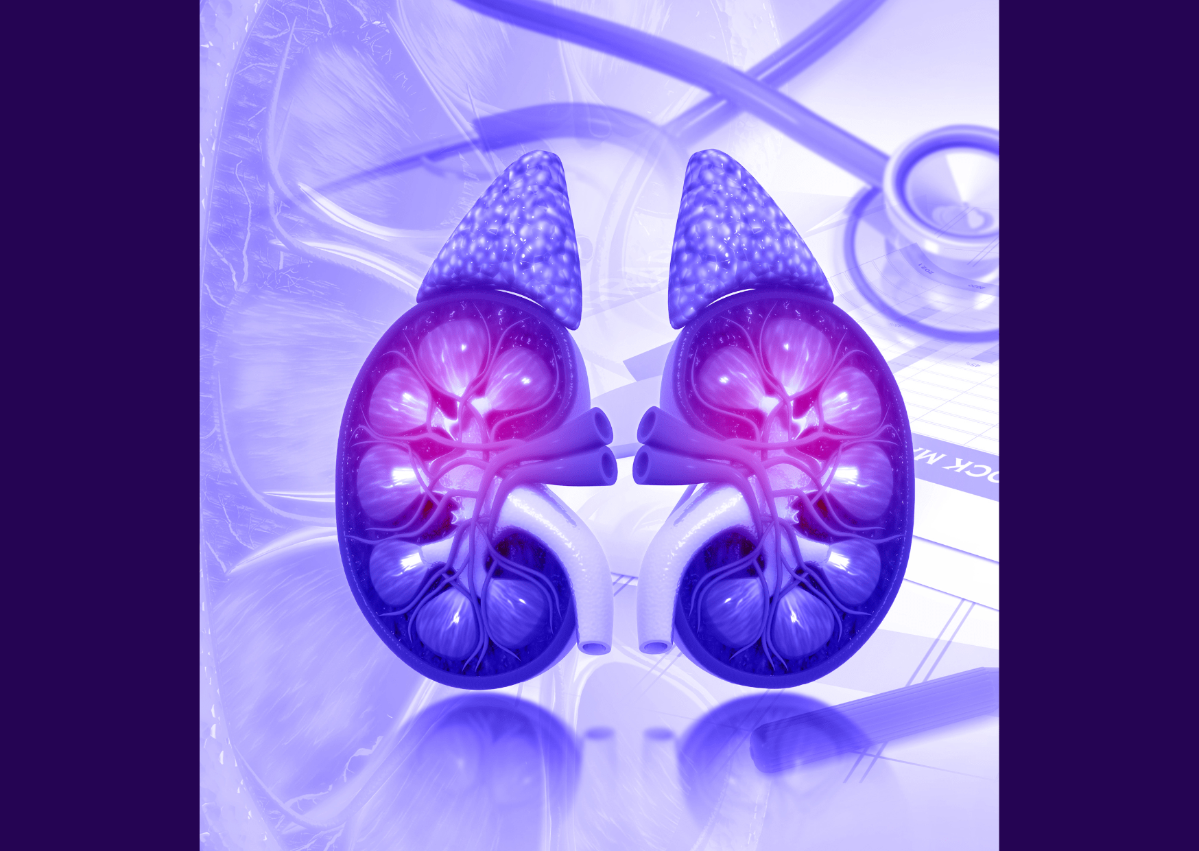 An image of two kidneys